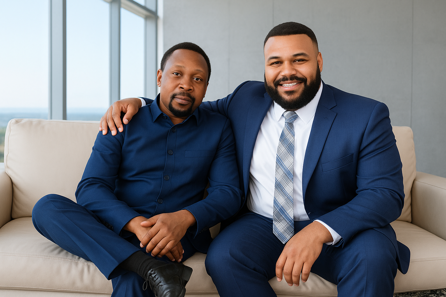 Co-Founders of Equipping Hope International, Augustine and Alex